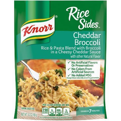 Order Knorr Rice Sides Cheddar Broccoli 5.7oz food online from 7-Eleven store, Evans Mills on bringmethat.com