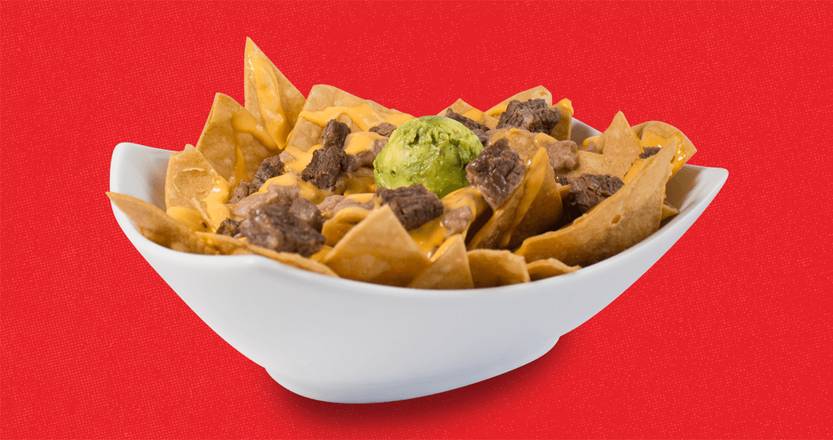 Order Panchos w/ Beef Fajita food online from Taco Palenque store, Round Rock on bringmethat.com