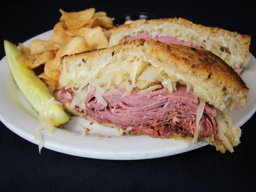 Order Reuben Sandwich food online from The Thurman Cafe store, Columbus on bringmethat.com