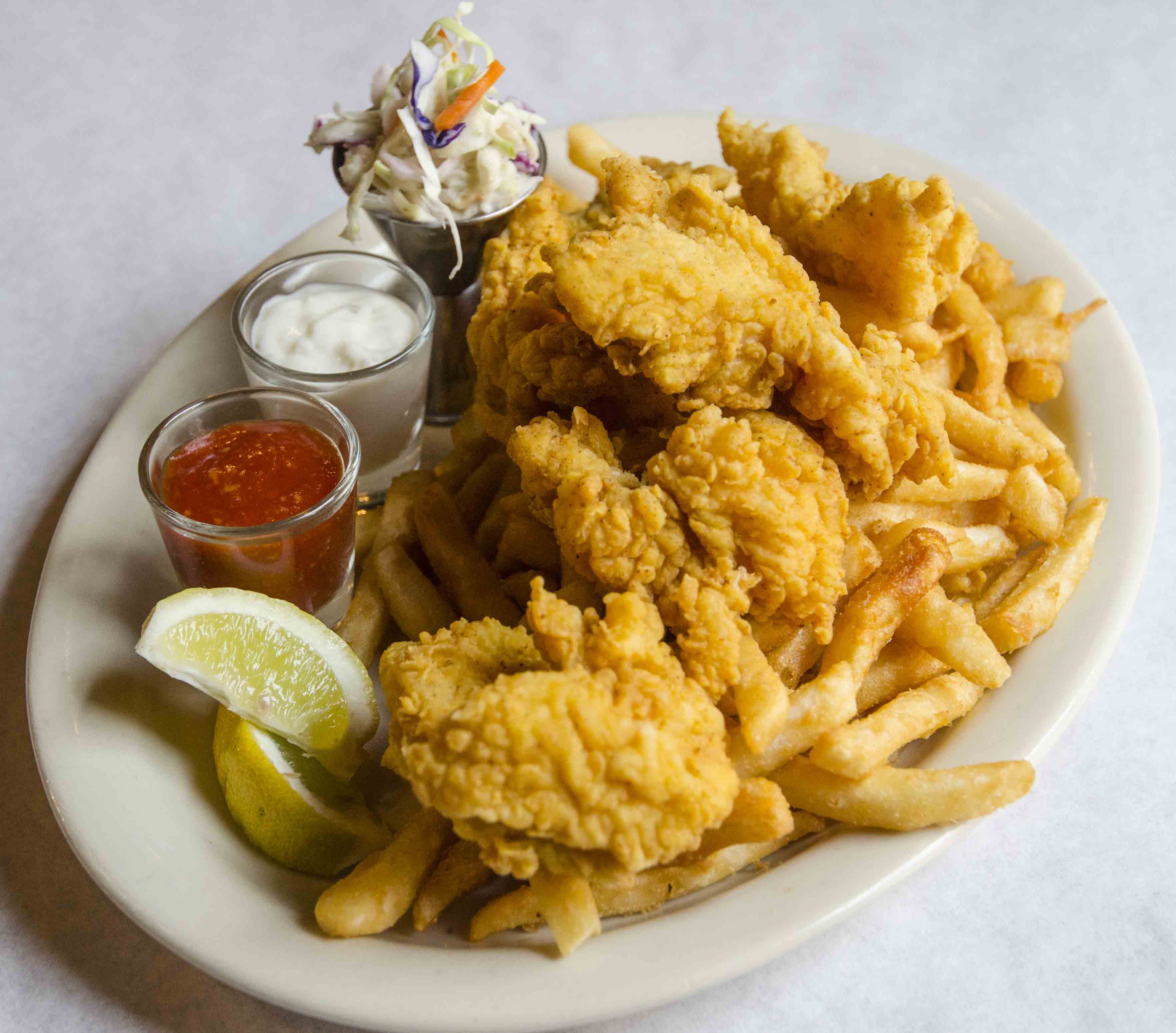 Order Fried Fish Platter food online from Mambo store, New Orleans on bringmethat.com