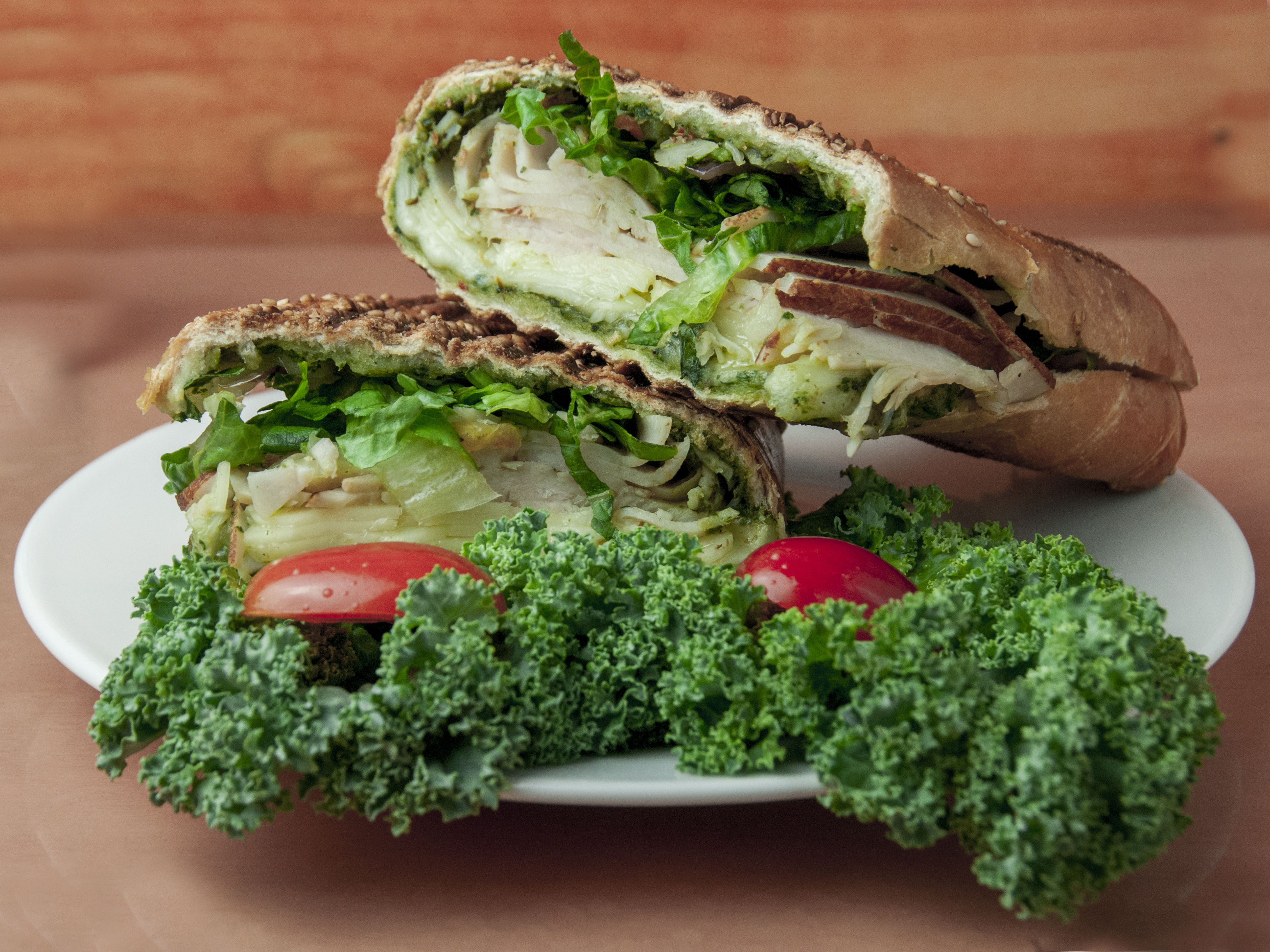 Order 15. Pesto Turkey Tozt food online from Panini Grill store, New York on bringmethat.com