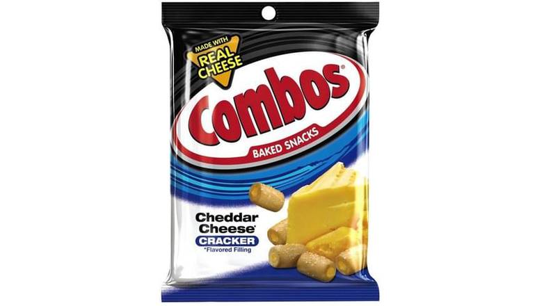 Order Combos Cheddar Cheese Cracker Baked Snacks food online from Trumbull Mobil store, Trumbull on bringmethat.com