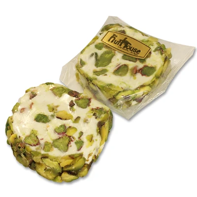 Order Round deluxe pistachio nouget food online from Nut House Co store, Bridgeview on bringmethat.com