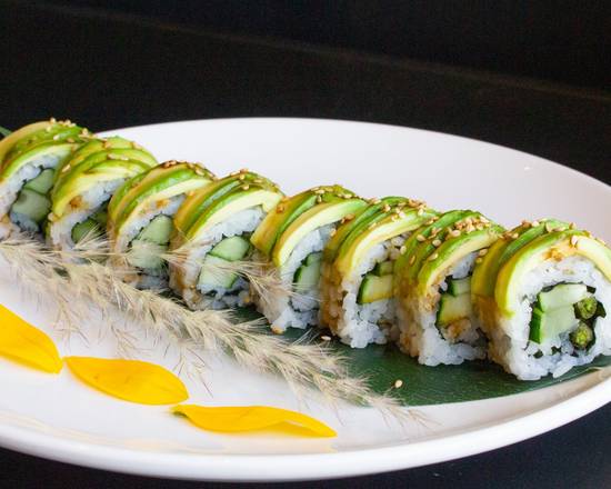 Order Asparagus Caterpillar Roll food online from Hapa Sushi Grill and Sake Bar store, Boulder on bringmethat.com