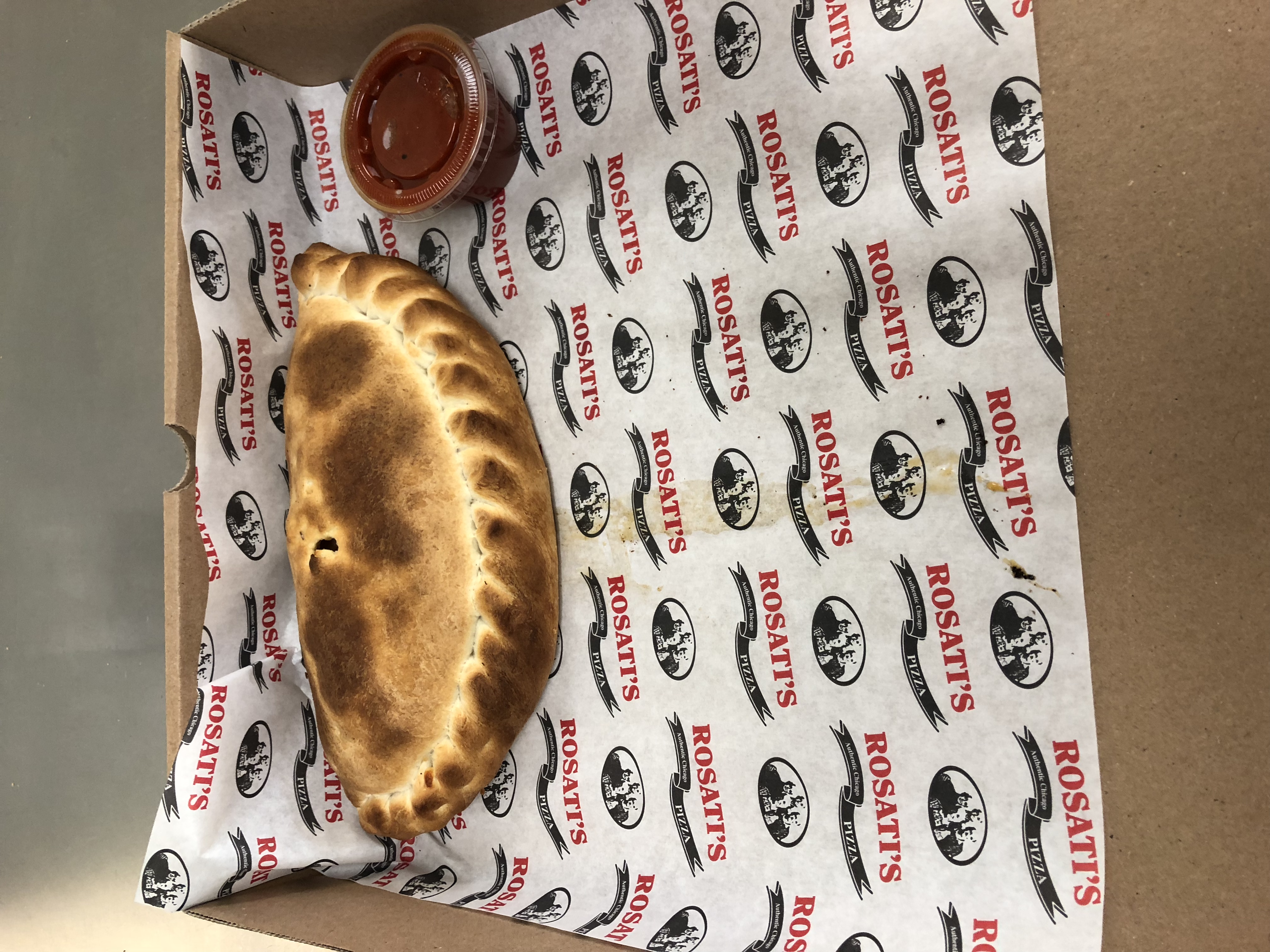 Order Cheese Calzone food online from Rosatis Pizza store, Franklin on bringmethat.com