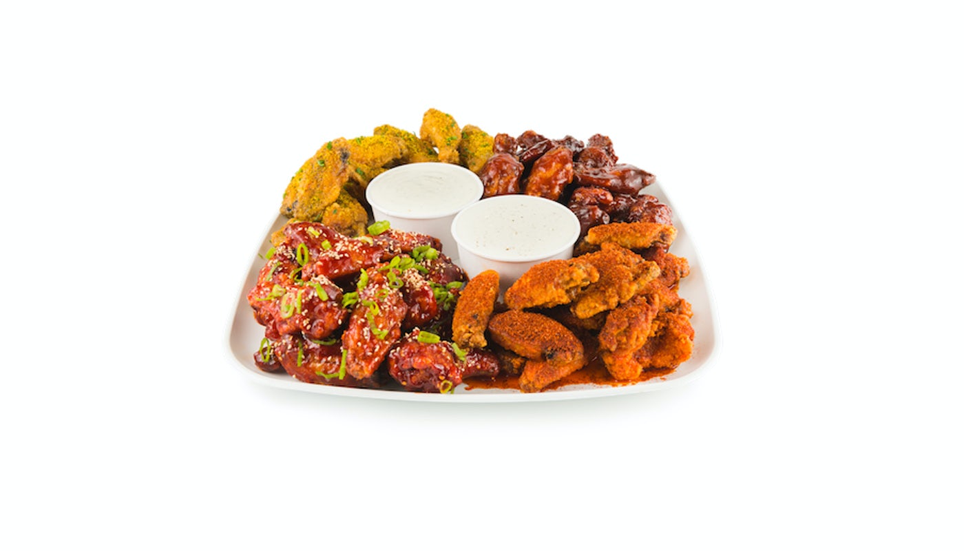 Order Wing Platter (100 Pcs.) food online from Starbird Wings store, Campbell on bringmethat.com