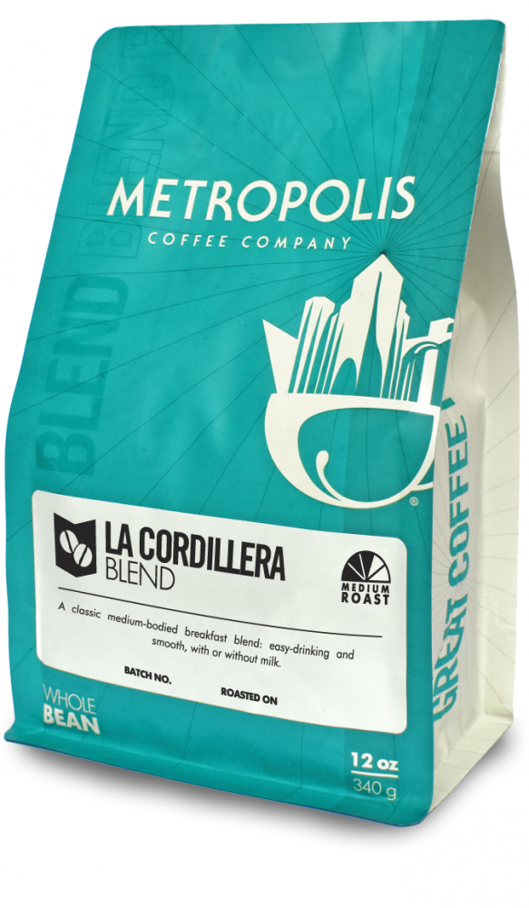 Order La Cordillera Blend food online from Metropolis Coffee Co store, Chicago on bringmethat.com