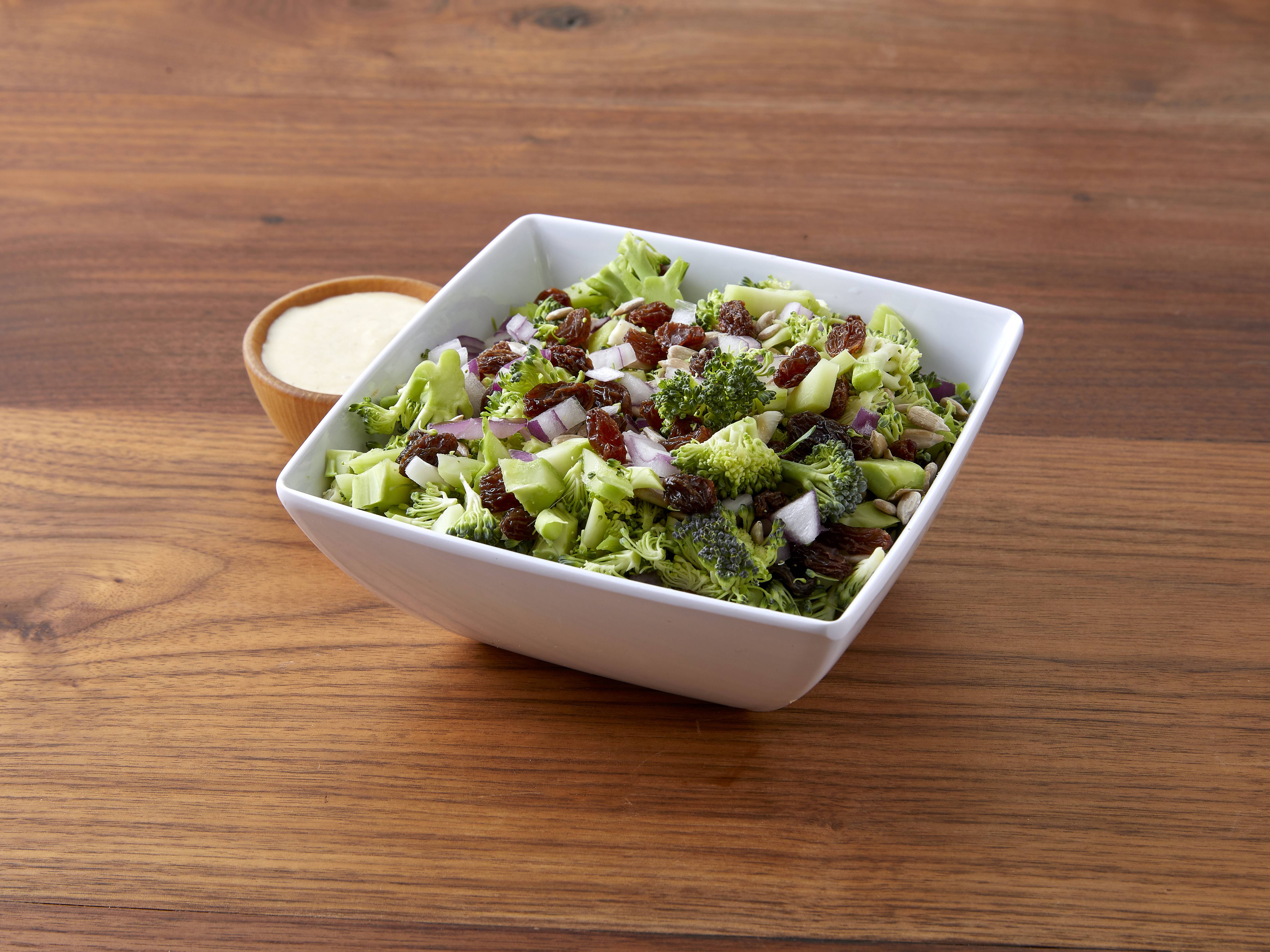 Order Broccoli Slaw Salad food online from Try It Raw Organic Vegan Cuisine store, Birmingham on bringmethat.com