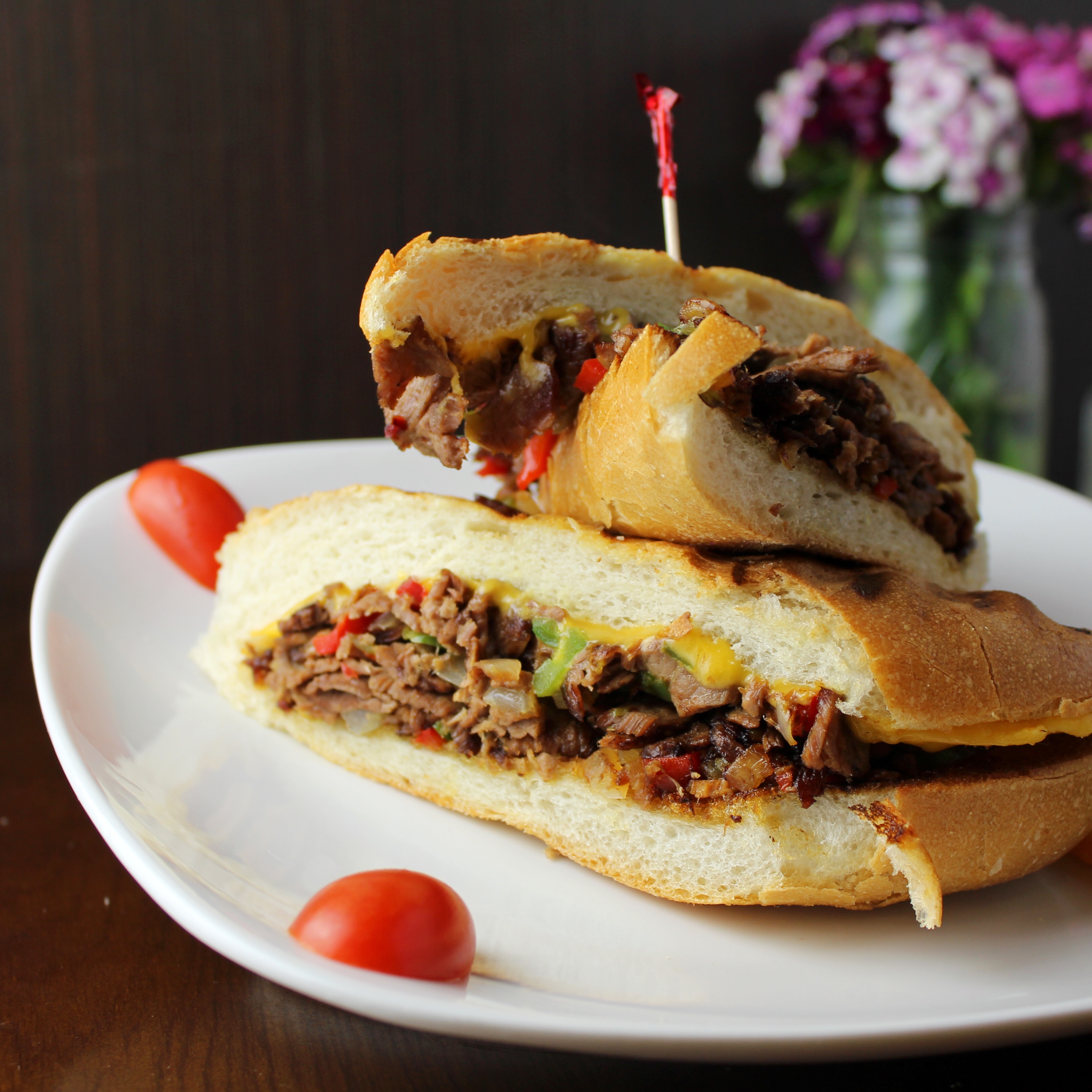 Order Flank Philly Fully Cheese steak Hero food online from Bagels on the ave store, Astoria on bringmethat.com