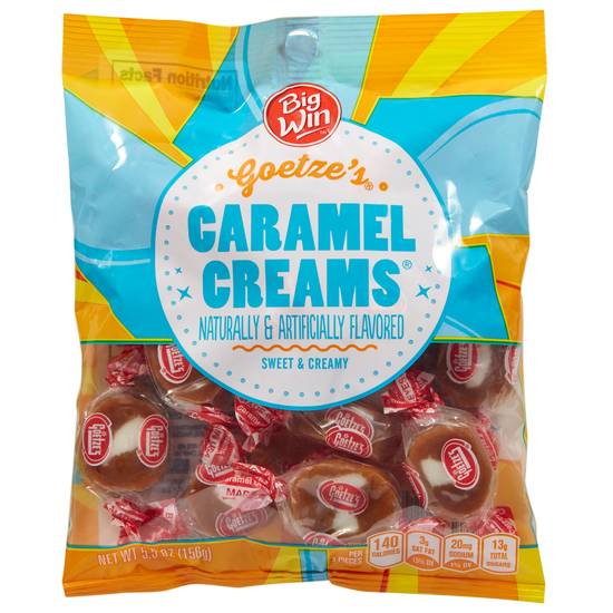 Order Big Win Goetze's Caramel Creams (5.5 oz) food online from Rite Aid store, Yamhill County on bringmethat.com