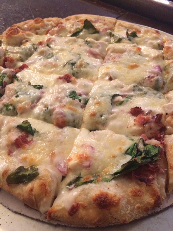 Order Chicken Alfredo Pizza food online from The Loft store, Kent on bringmethat.com