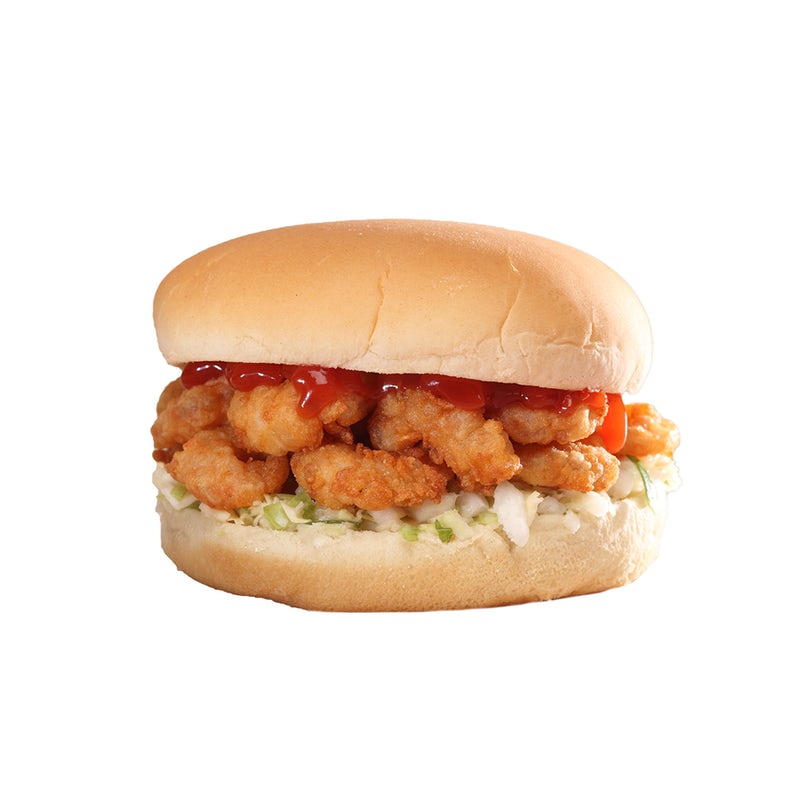 Order Big Shrimp Burger food online from Hwy 55 Burgers Shakes & Fries store, Four Oaks on bringmethat.com