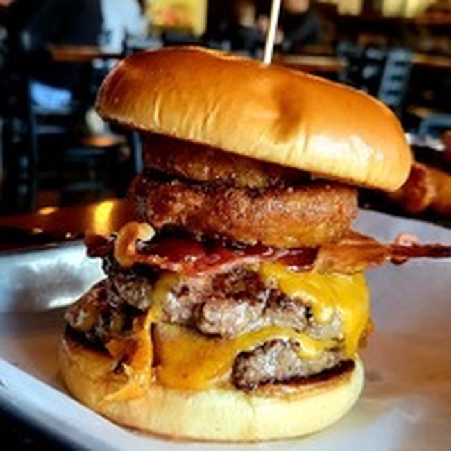 Order BBQ Bacon Burger food online from The Butcher And Bottle store, Canton on bringmethat.com