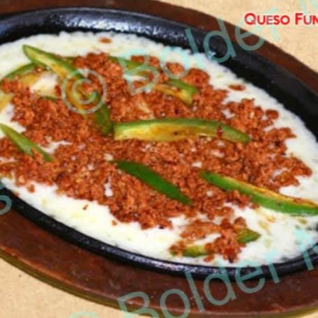 Order Queso Fundido c/Chorizo food online from Las Palmas 1 store, Golden on bringmethat.com
