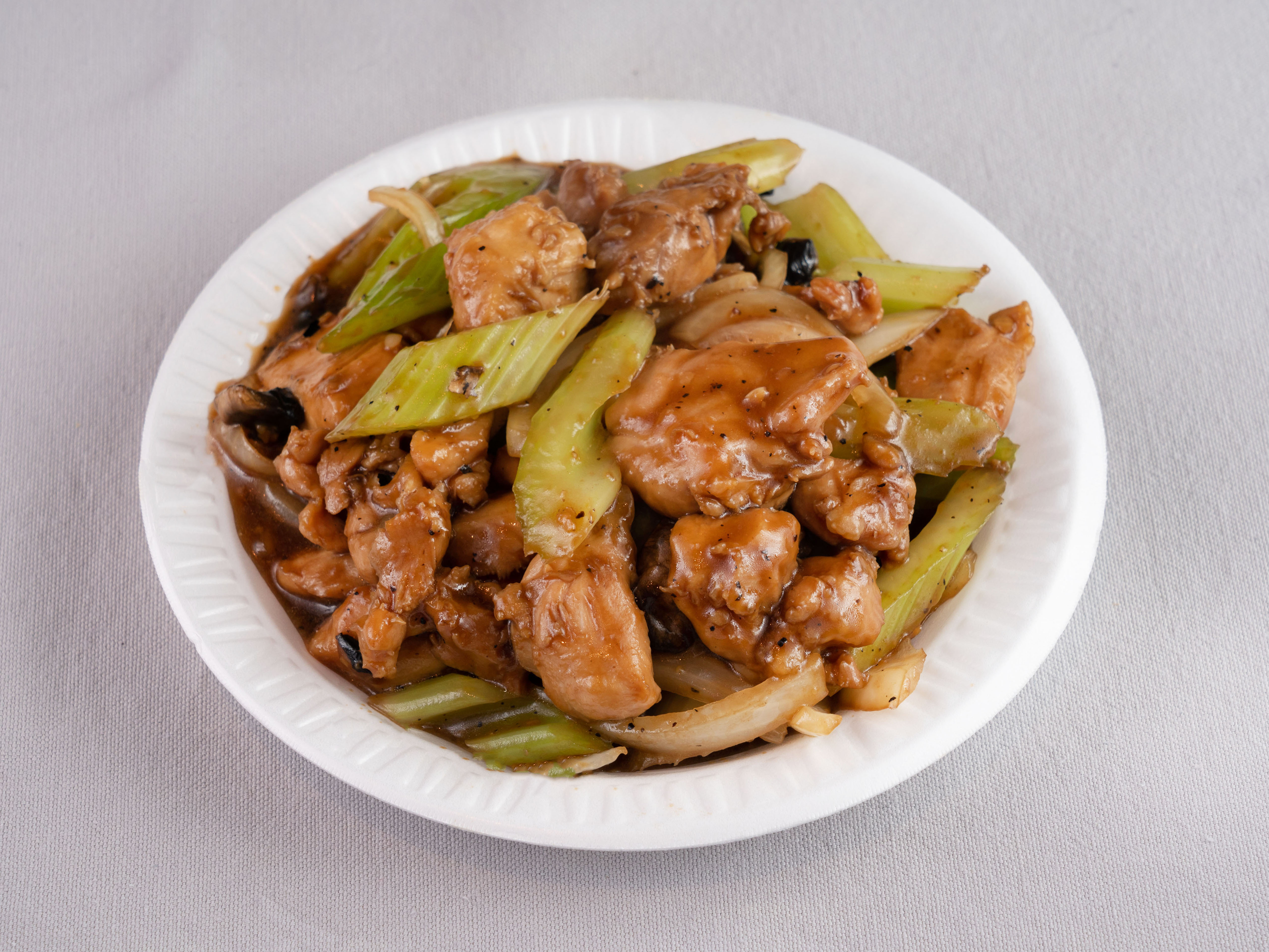 Order Black Pepper Chicken food online from Manchu Wok store, College Station on bringmethat.com