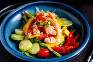 Order Lobster Salad food online from Kinha Sushi store, Garden City on bringmethat.com