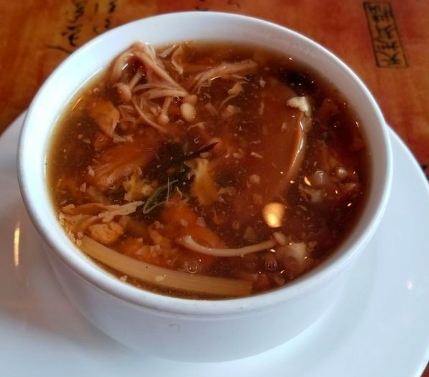 Order 19. Hot and Sour Soup food online from Precious Chinese And Japanese store, Hoboken on bringmethat.com