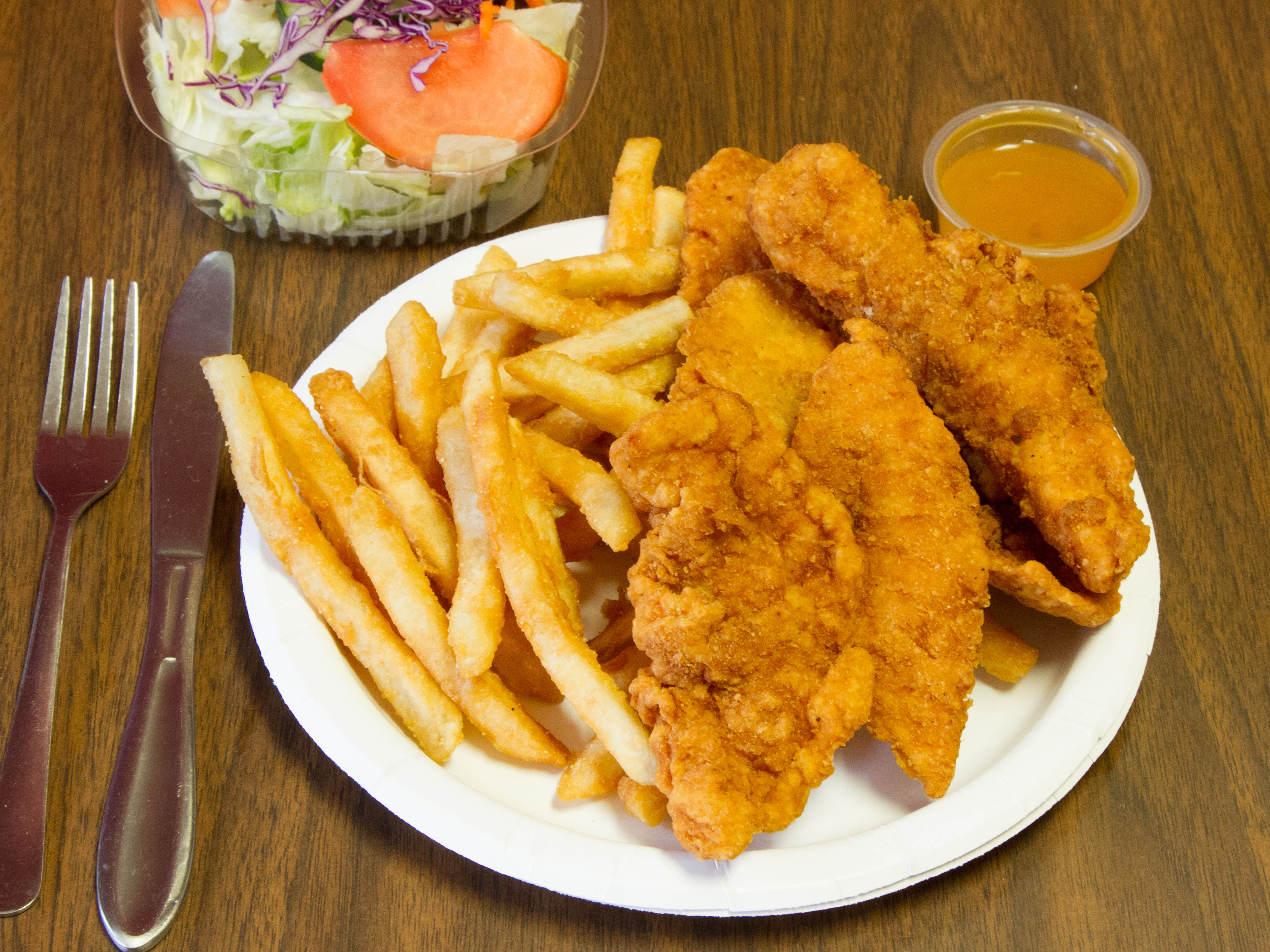 Order Chicken Finger Dinner food online from Nick's Pizza House store, Natick on bringmethat.com