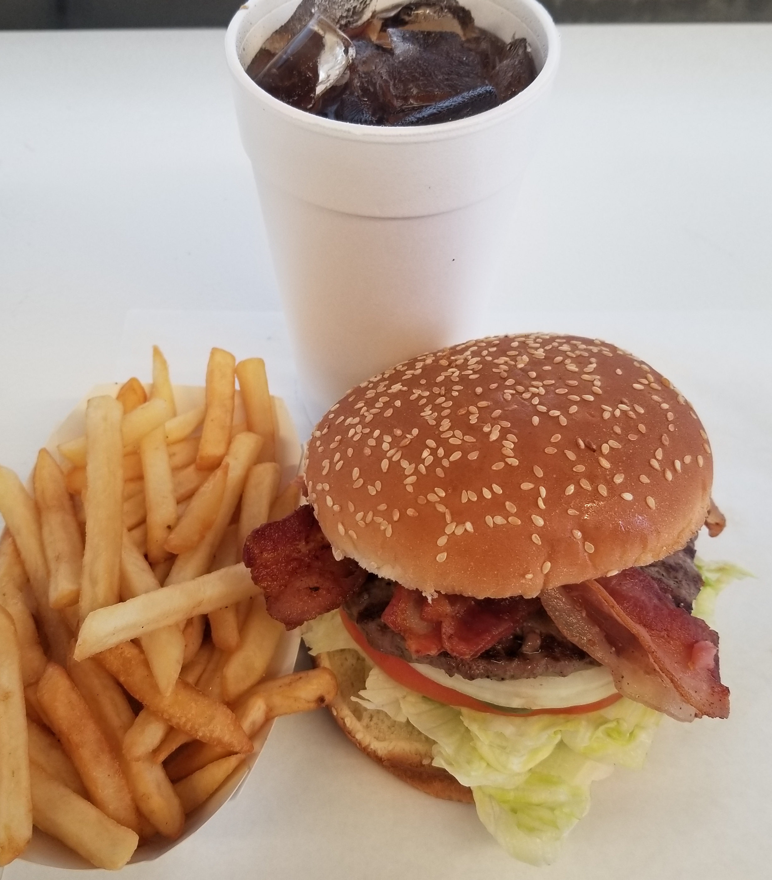 Order Bacon Burger Combo food online from Jim Burgers store, Rosemead on bringmethat.com