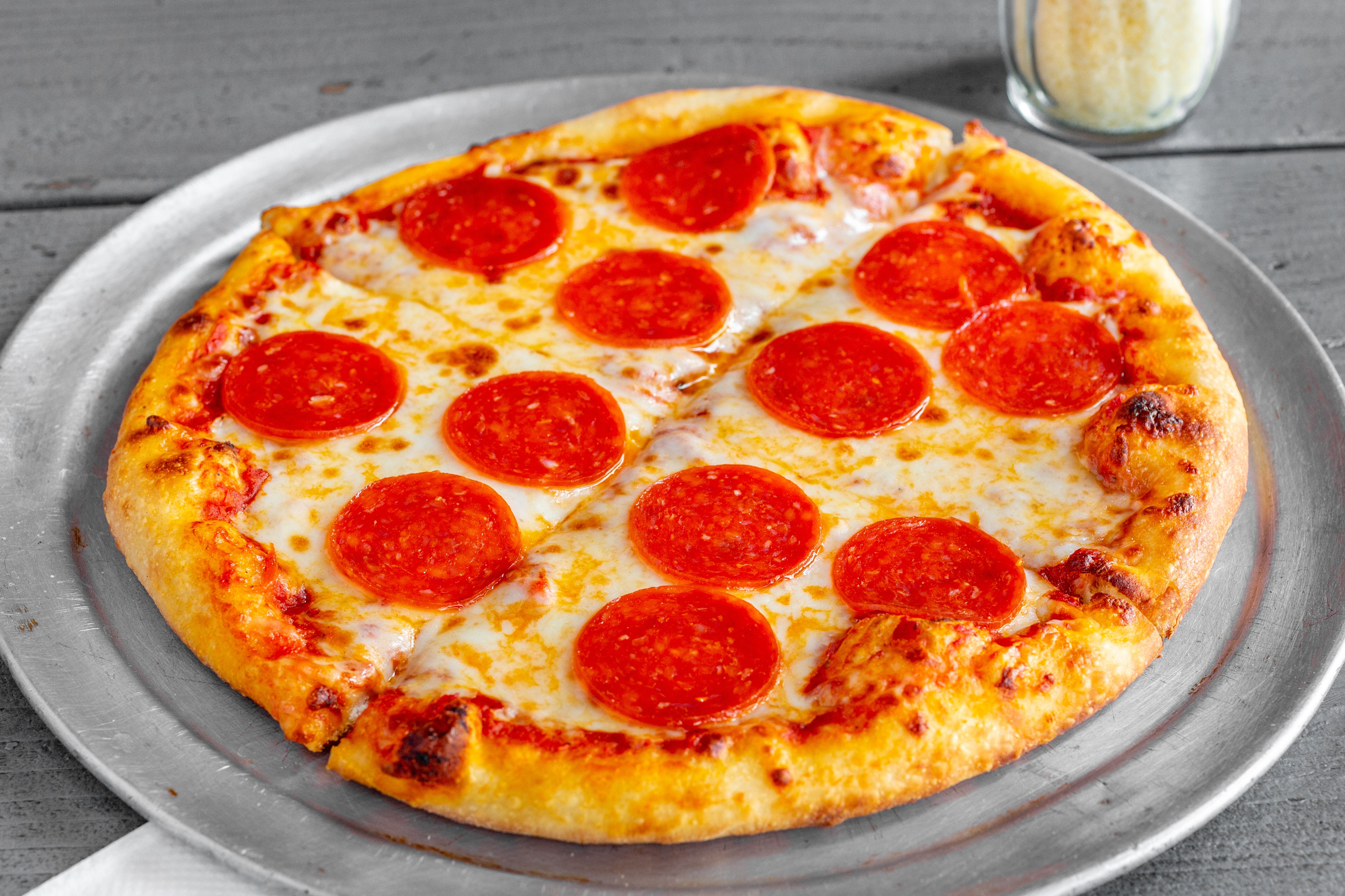 Order Pepperoni Pizza - Personal food online from Lax Pizza store, Los Angeles on bringmethat.com