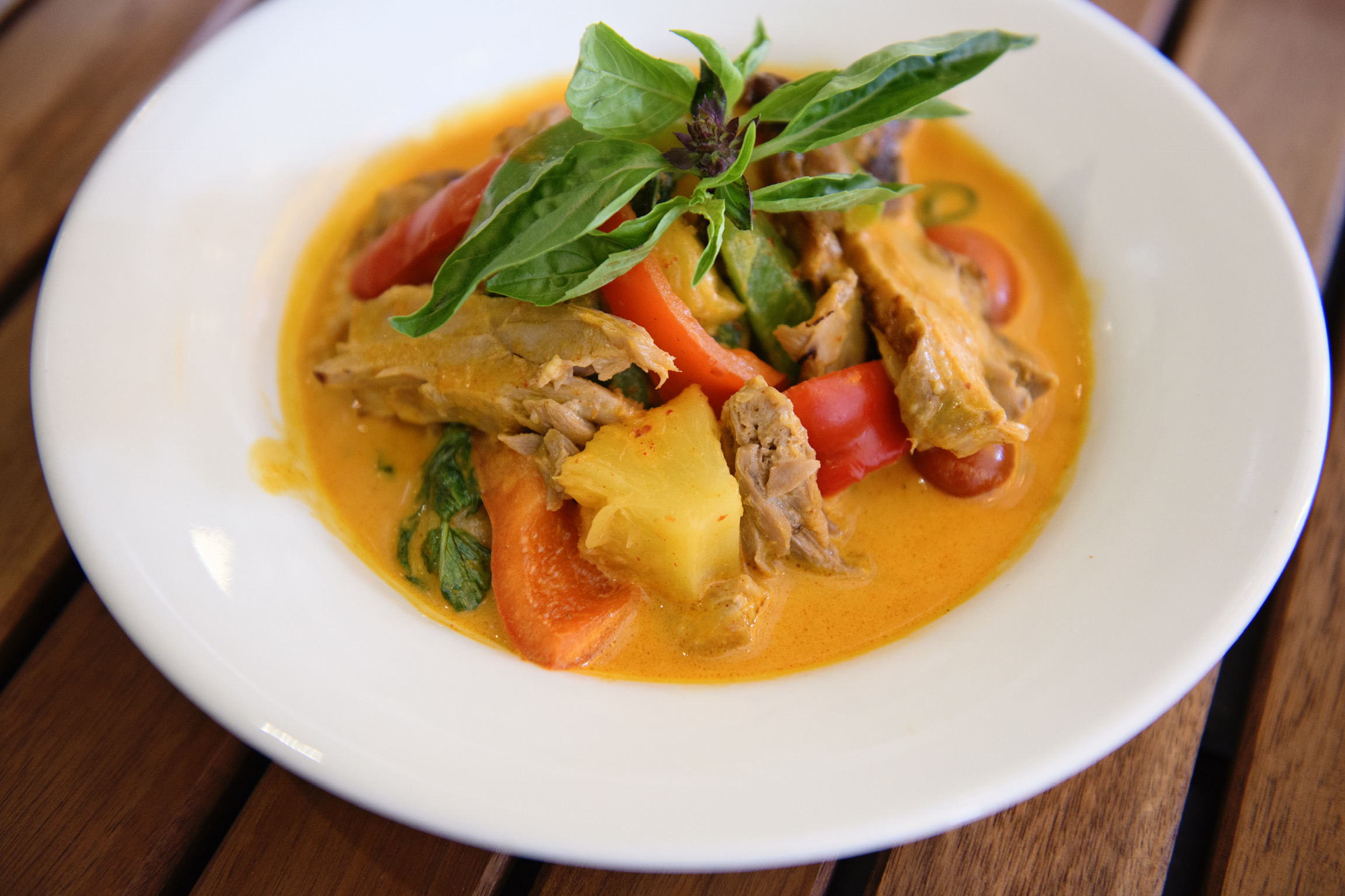 Order Red Curry Duck Dinner** food online from Urban Thai store, Arlington on bringmethat.com
