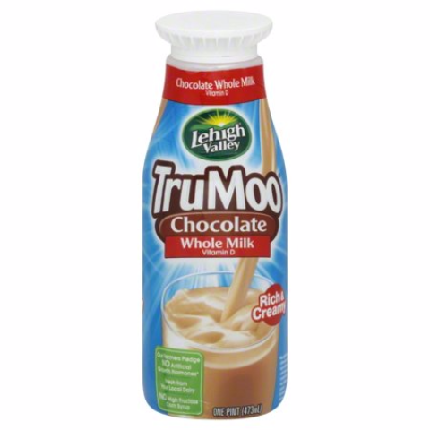 Order TruMoo Chocolate Whole Milk 1 Pint food online from 7-Eleven store, Bulverde on bringmethat.com