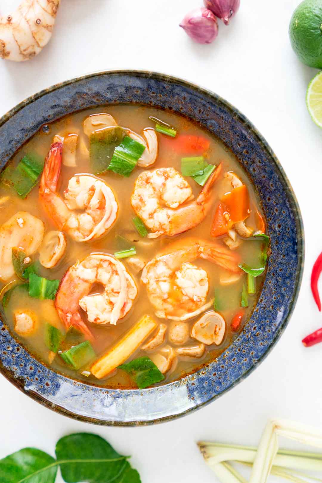 Order Tom Yum Soup ต้มยำซุป food online from Khaokang Thai Kitchen store, Mountain View on bringmethat.com
