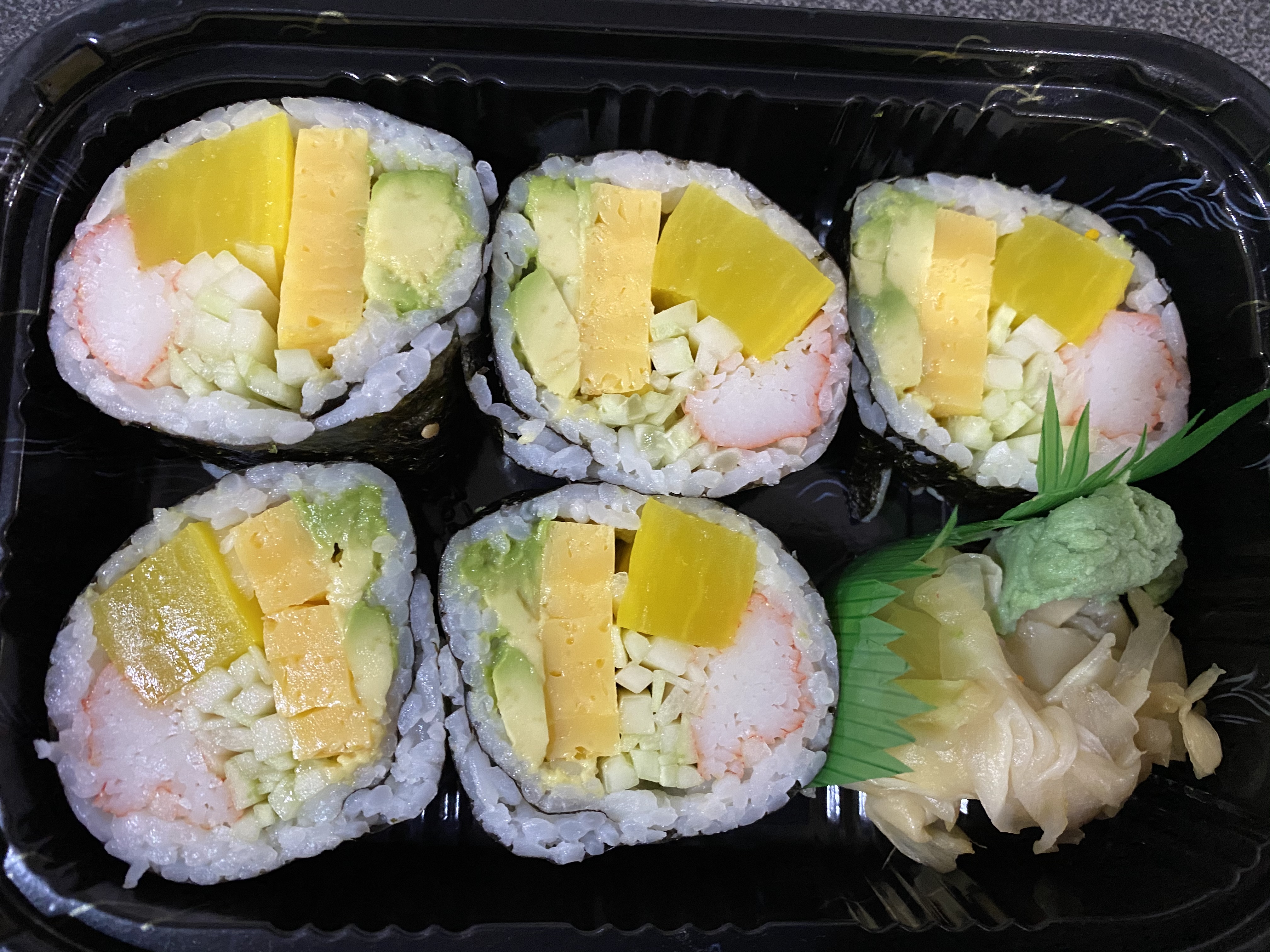 Order 5 Piece Jumbo Futo Maki food online from Bayard Sushi store, New York on bringmethat.com