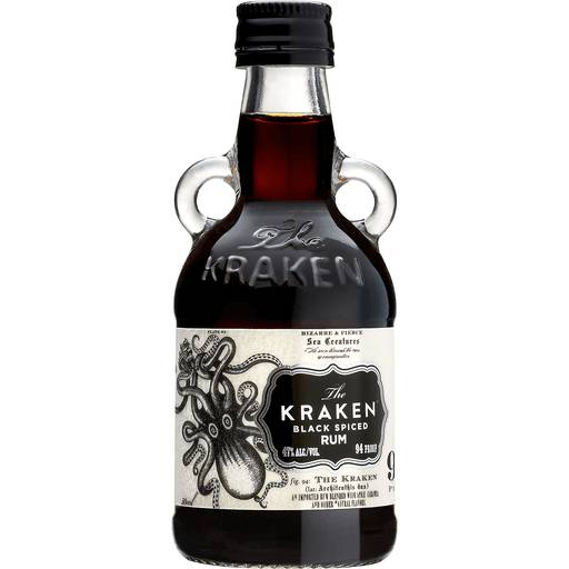 Order Kraken Black Spiced Rum 50ml (50 ML) 104133 food online from Bevmo! store, Fairfield on bringmethat.com