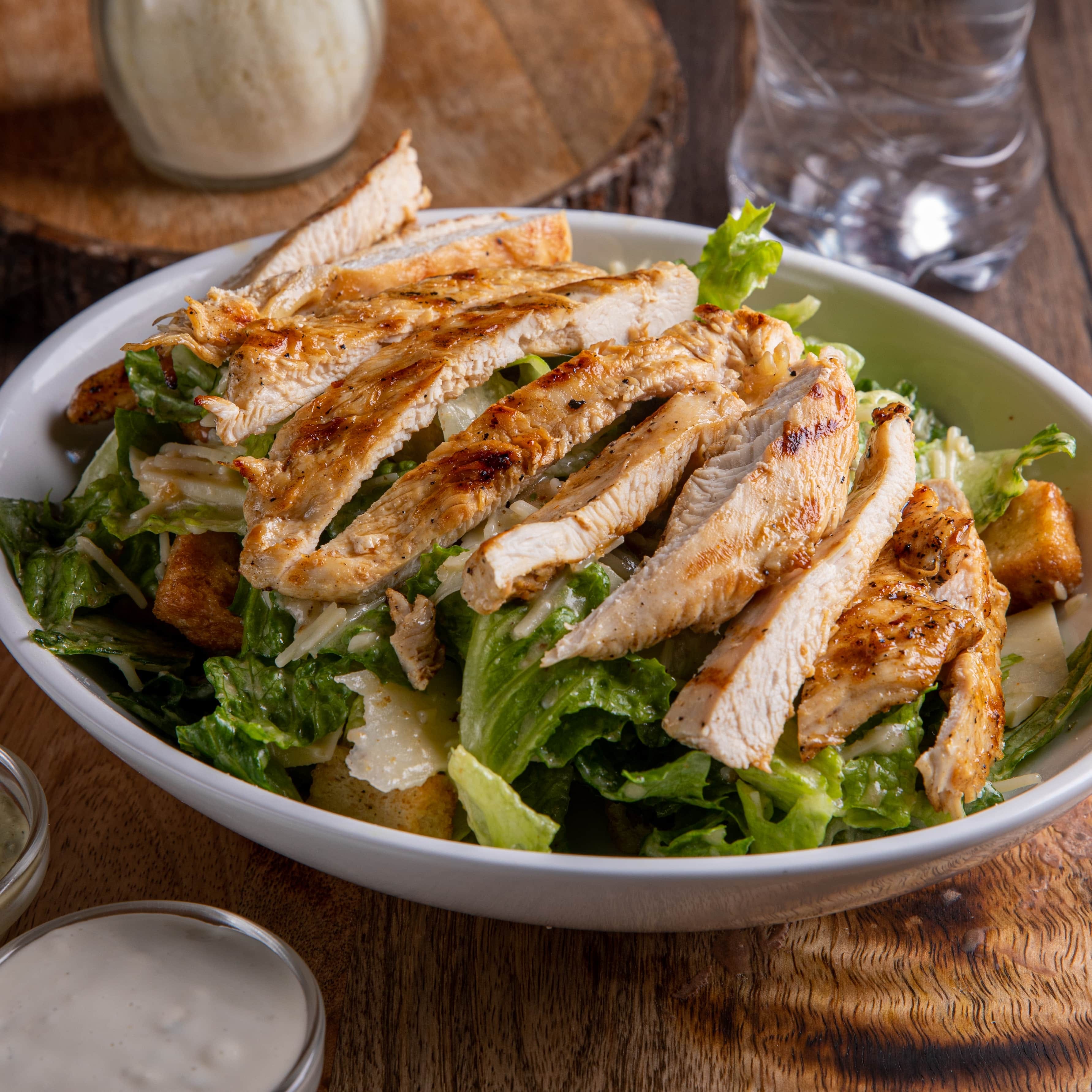 Order Caesar Salad - Small food online from 500 Degrees Pizzeria store, Charlotte on bringmethat.com