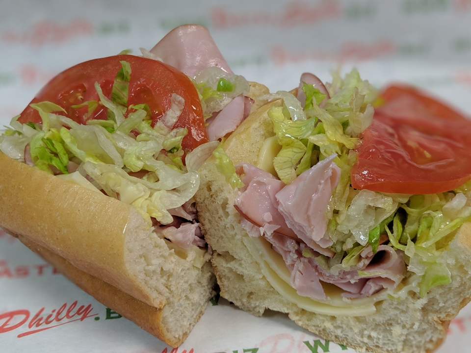 Order 8" Ham & Swiss Hoagie food online from Taste of Philly store, Highlands Ranch on bringmethat.com