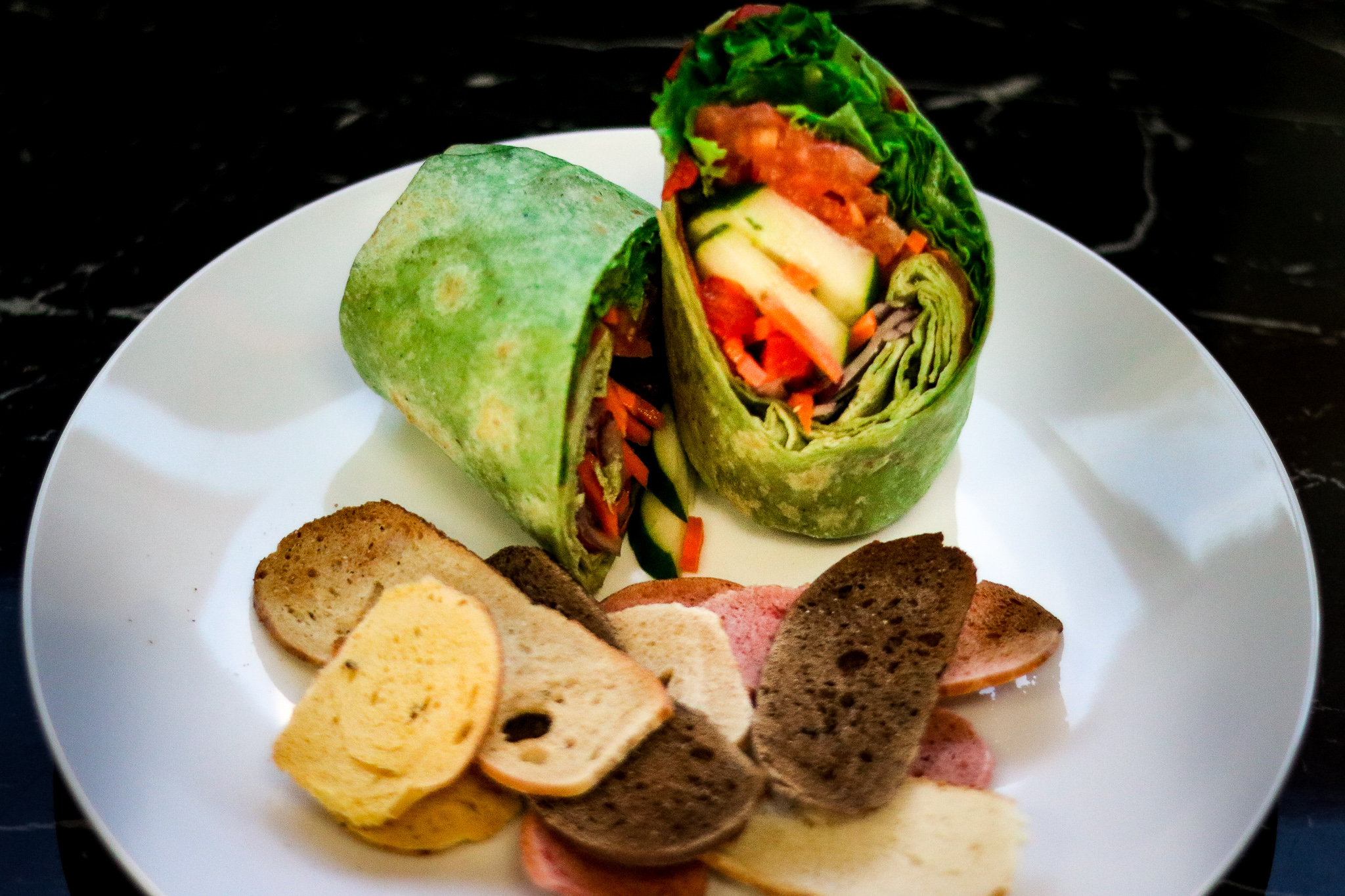 Order Roasted Vegetable Wrap food online from Ny Bagel store, Rancho Cucamonga on bringmethat.com