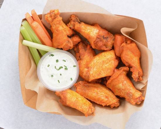 Order 8 Classic Bone-In Wings food online from Wing Spot store, Durham on bringmethat.com