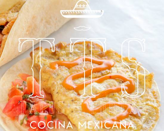 Order Two Breakfast Tacos food online from Tts Tacos & Tortas Cocina Mexicana store, Chicago on bringmethat.com