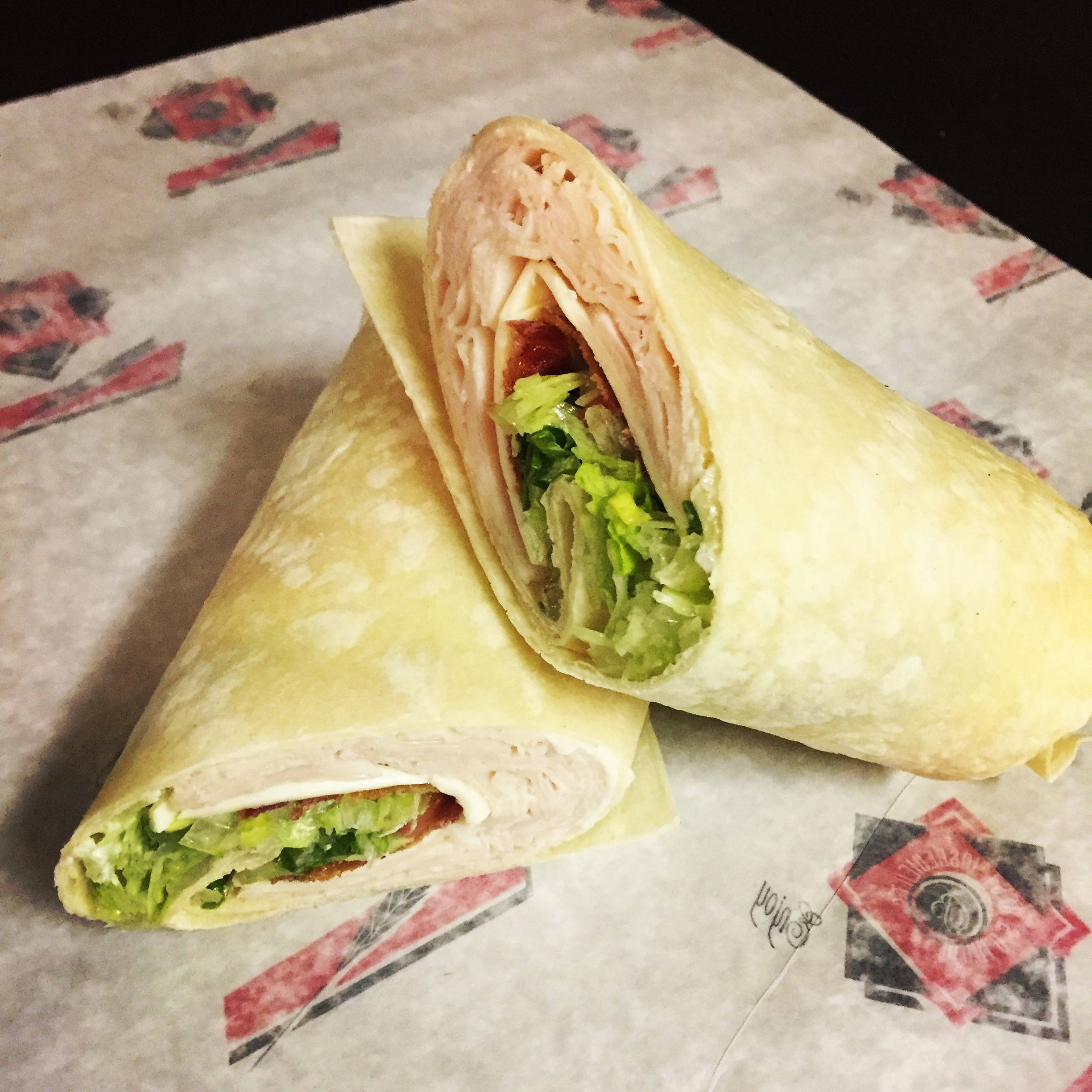 Order Turkey BLT Wrap food online from Ronzio Pizza & Subs store, Warwick on bringmethat.com