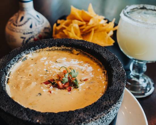 Order Molcajete Cheese Dip food online from La Sandia Mexican Kitchen & Tequila Bar store, Denver on bringmethat.com