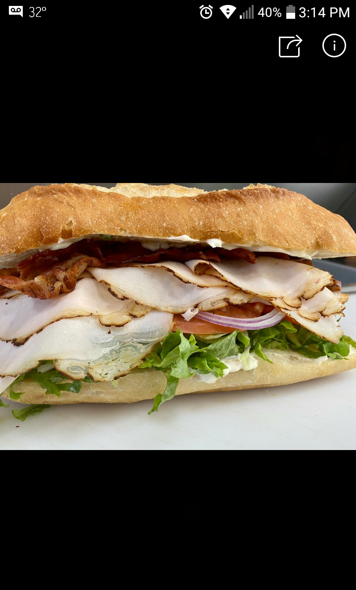 Order 11. Turkey Club Sandwich  food online from Traditional Italian Deli store, Glen Ridge on bringmethat.com