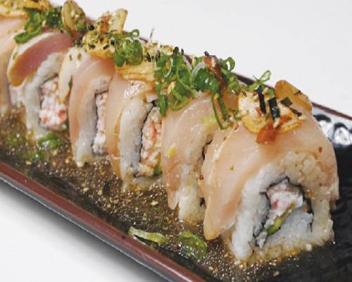Order Angry Albacore Roll food online from Sushi Factory store, Azusa on bringmethat.com