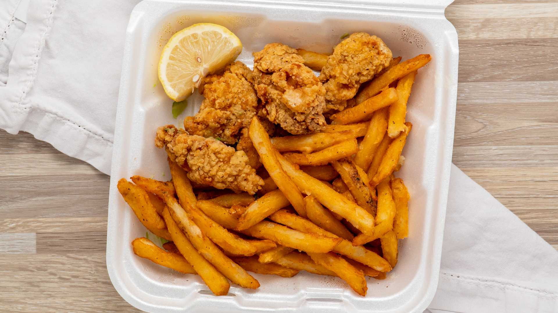 Order Chicken Strips & Fries Kids food online from El Puerto Escondido store, San Bernardino on bringmethat.com