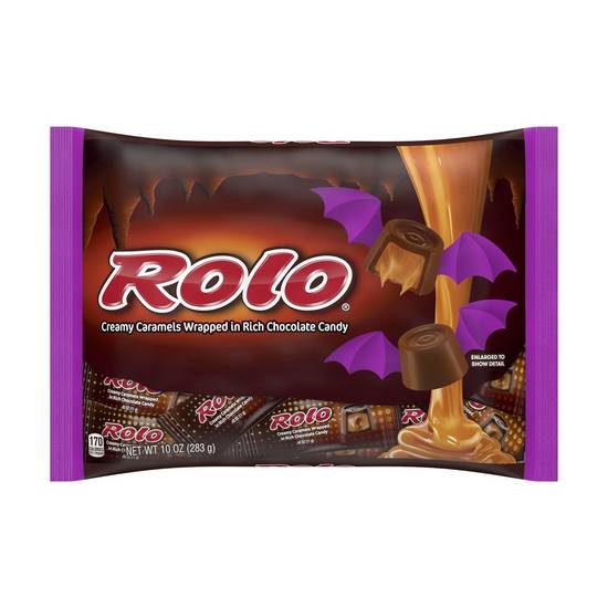 Order ROLO Creamy Caramels Wrapped in Rich Chocolate Halloween Candy, 10 OZ food online from Cvs store, MADISON on bringmethat.com