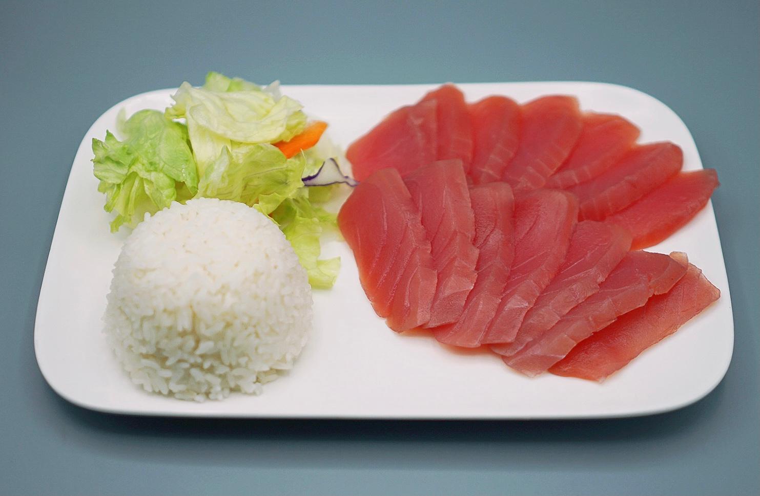 Order TUNA SASHIMI (14pc) food online from Kiki Japanese Restaurant store, San Francisco on bringmethat.com