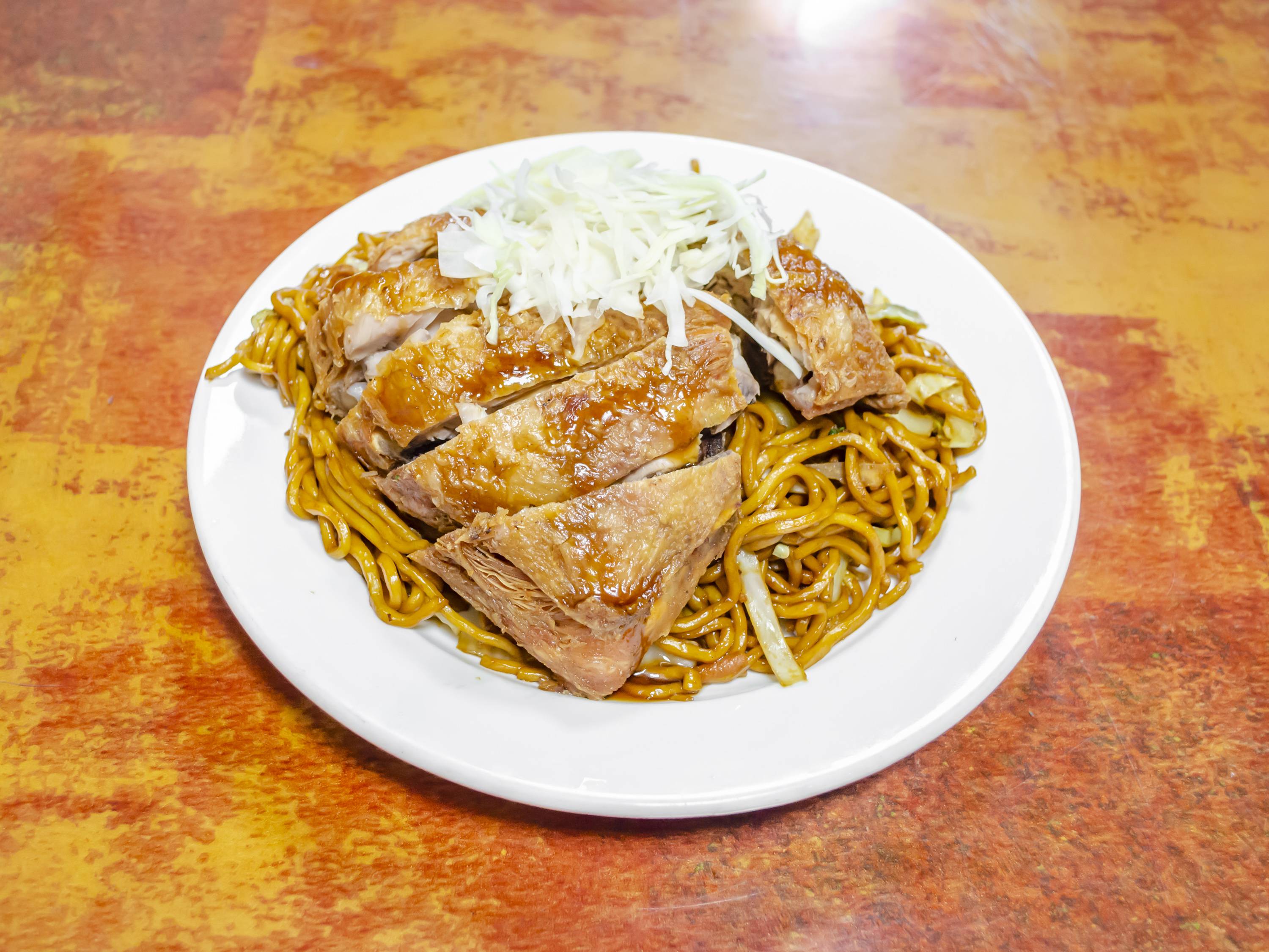 Order Jerk Chicken Chowmein food online from Coconut Palm Bar & Grill store, Bronx on bringmethat.com