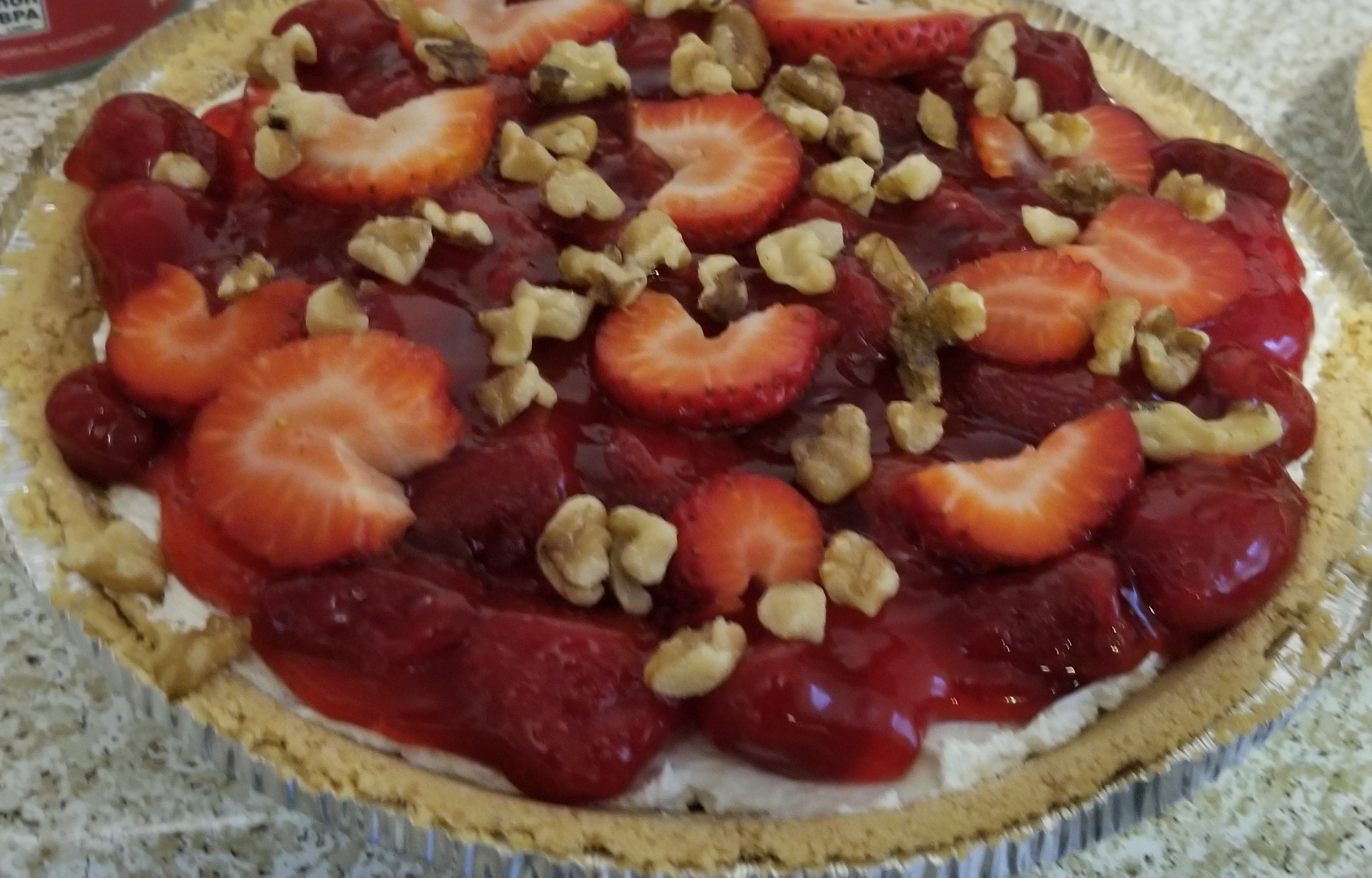 Order Strawberry Cheese Cake food online from C Ruff International Cuisine store, Detroit on bringmethat.com