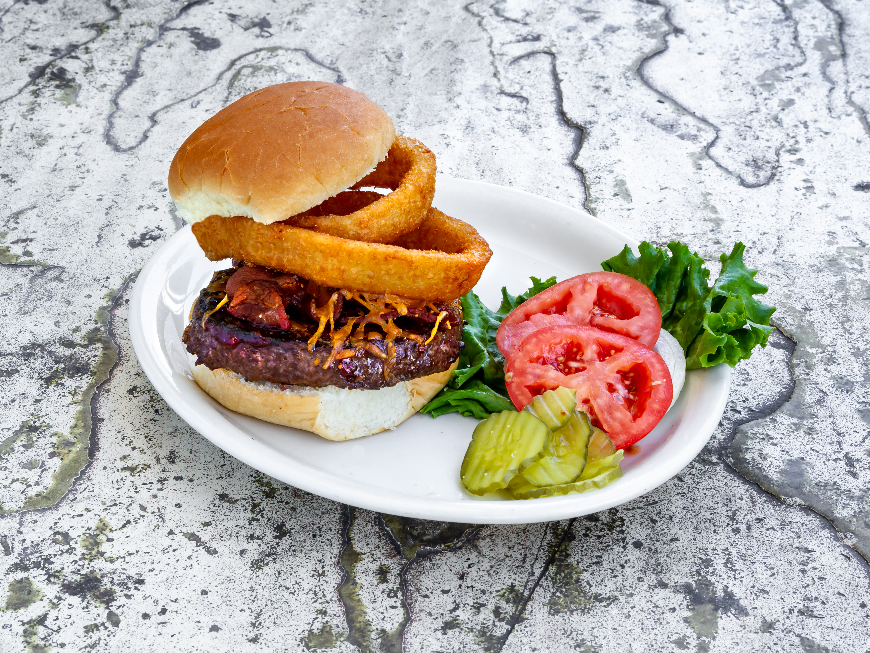 Order Sammy's Southwestern Burger food online from Outlawz Steaks And Bbq store, Tucson on bringmethat.com