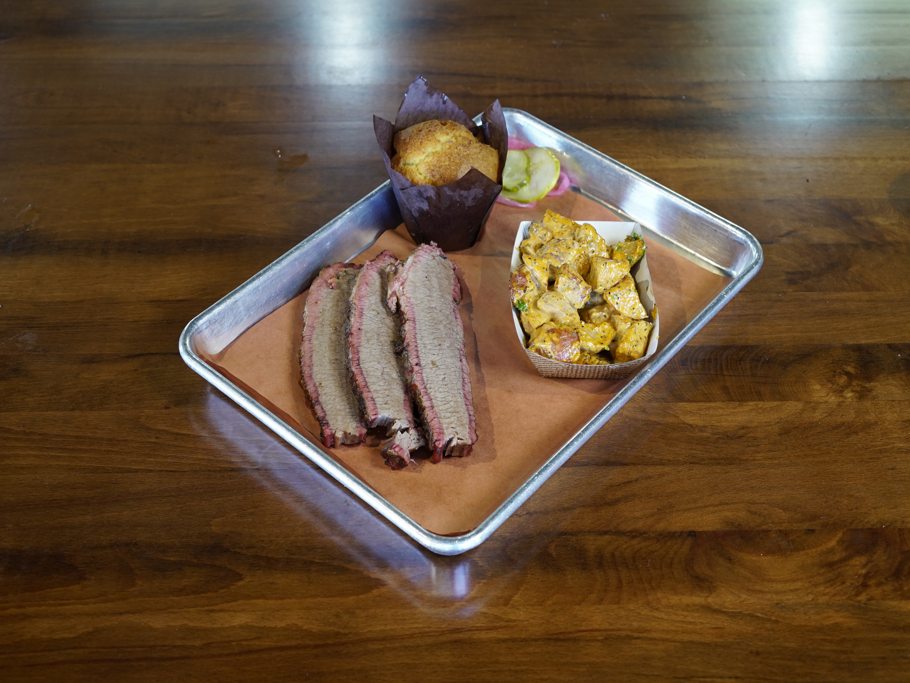 Order Classic Smoked Brisket food online from Noah Smokehouse store, Dearborn on bringmethat.com