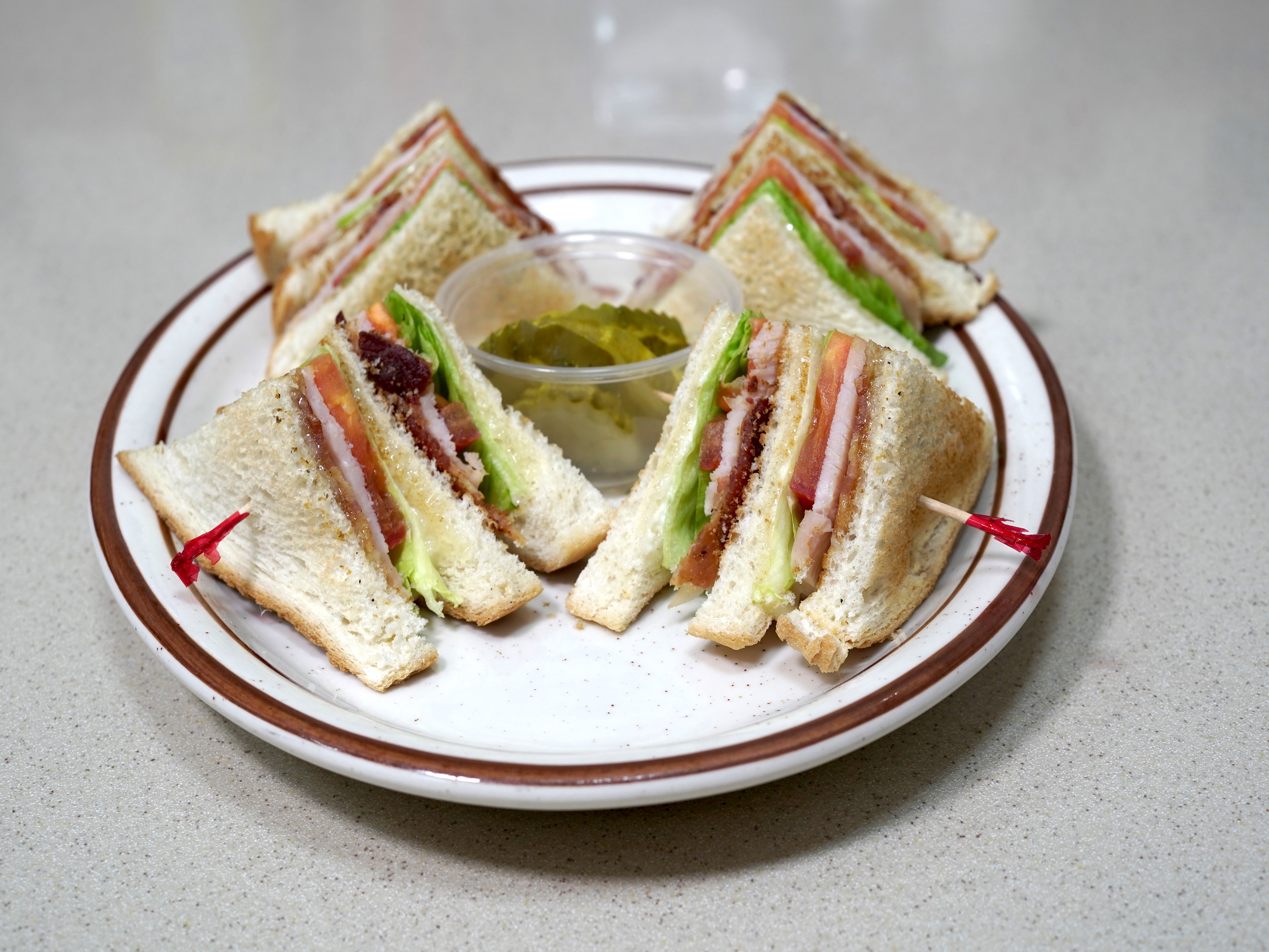 Order Club Sandwich food online from Leo's Coney Island store, Rochester on bringmethat.com