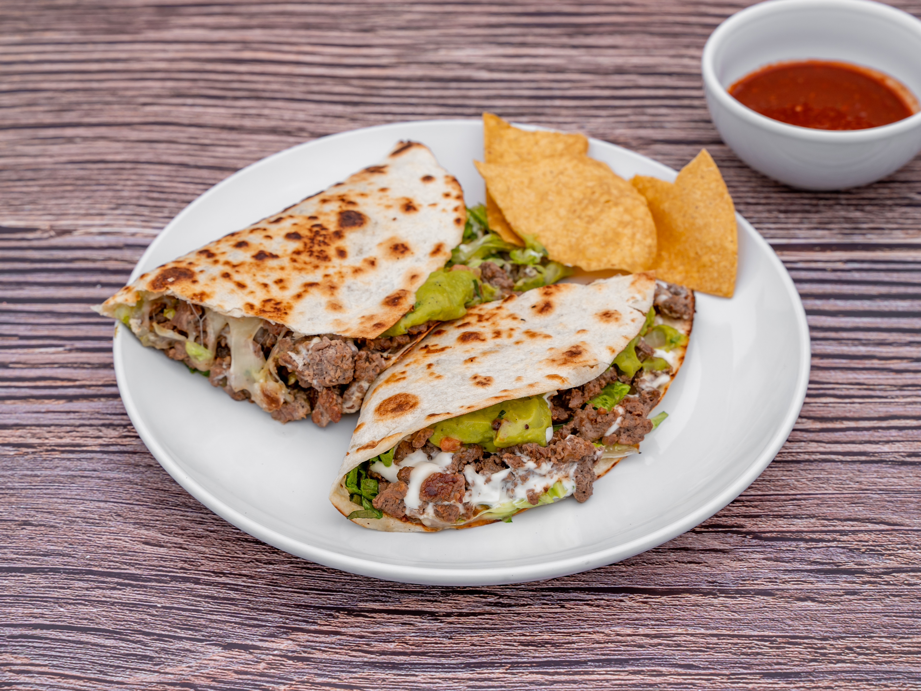 Order Quesadillas food online from Little Rose Kitchen store, Daly City on bringmethat.com