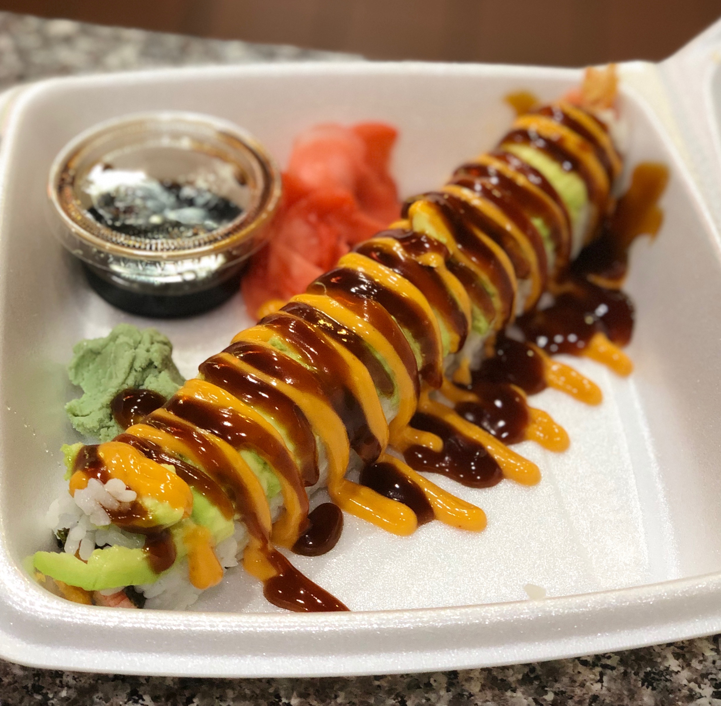 Order 13. Dragon Roll food online from Rotasu Hibachi store, Cleveland on bringmethat.com