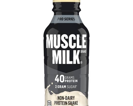 Order Muscle Milk Pro Vanilla 14oz food online from Extra Mile 2001 store, Cypress on bringmethat.com