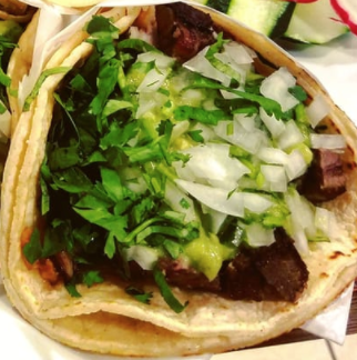 Order Carne Asada Taco food online from Las Margaritas store, Brooklyn on bringmethat.com